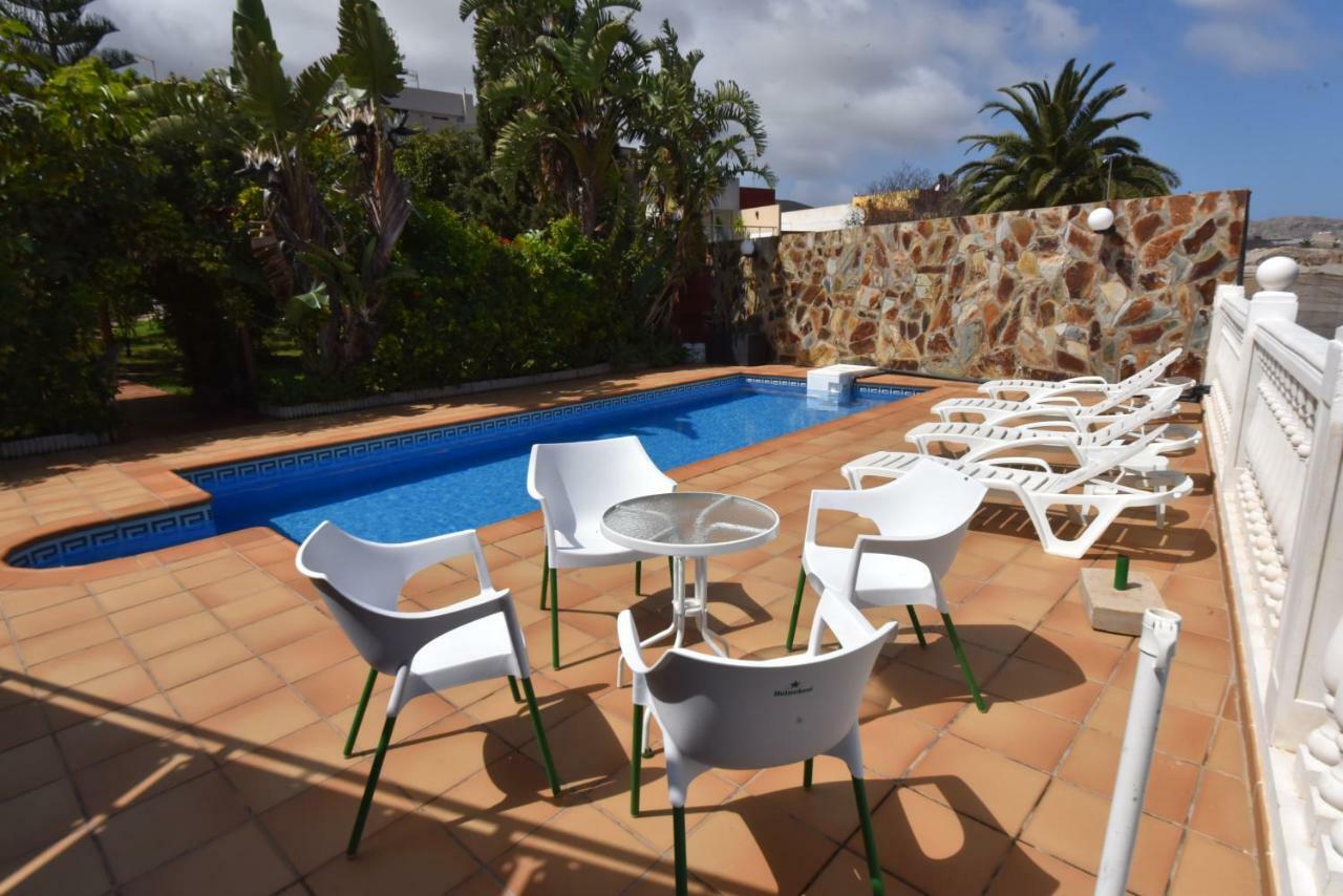 Casa El Tonelero Con Jardin Y Piscina Privada Villa Galdar Bagian luar foto