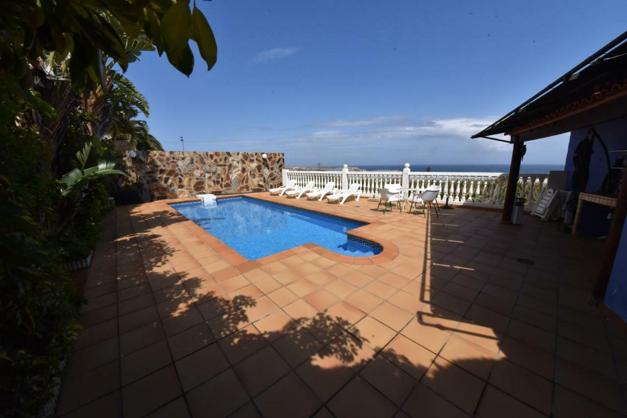 Casa El Tonelero Con Jardin Y Piscina Privada Villa Galdar Bagian luar foto