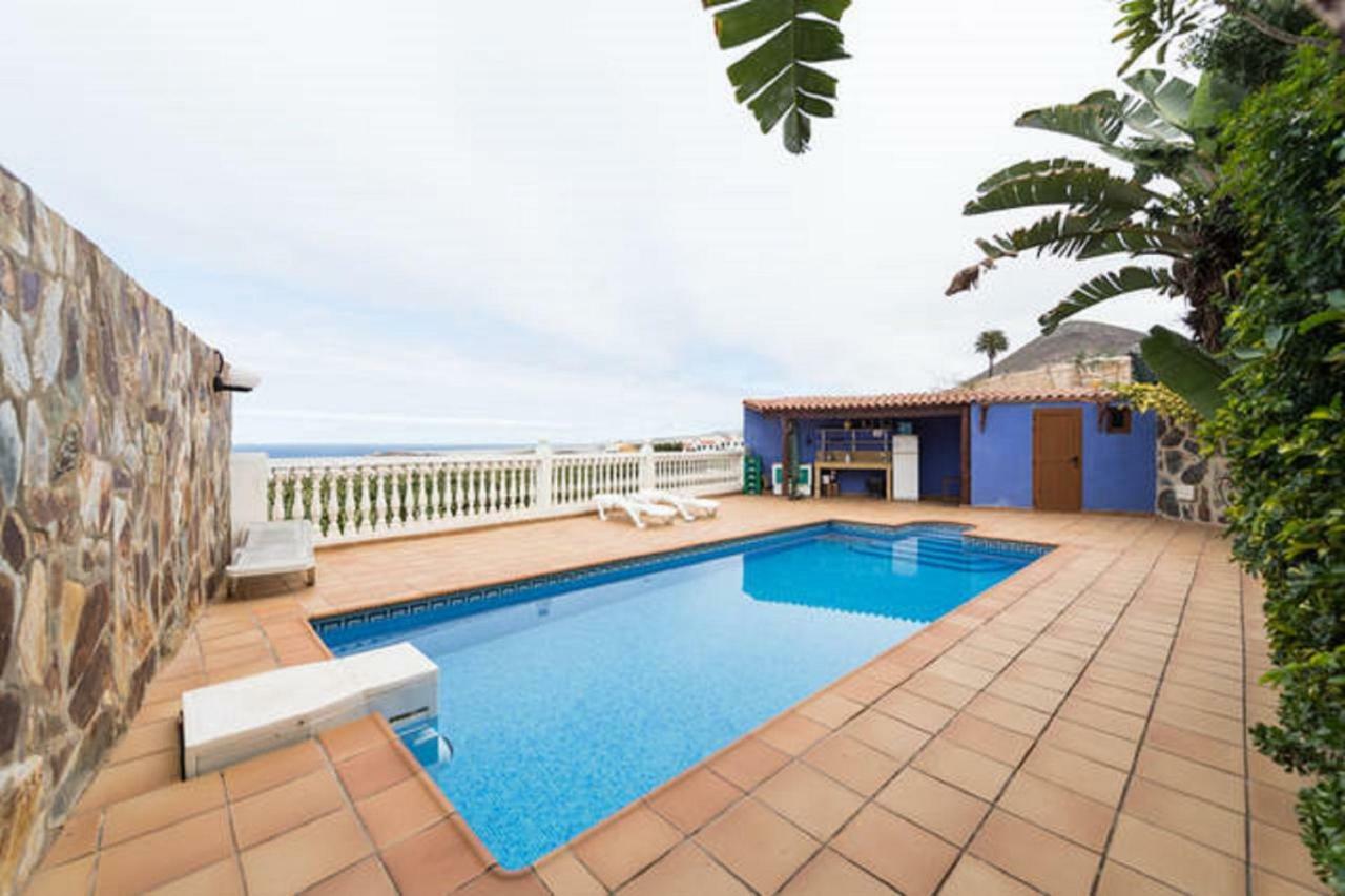 Casa El Tonelero Con Jardin Y Piscina Privada Villa Galdar Bagian luar foto